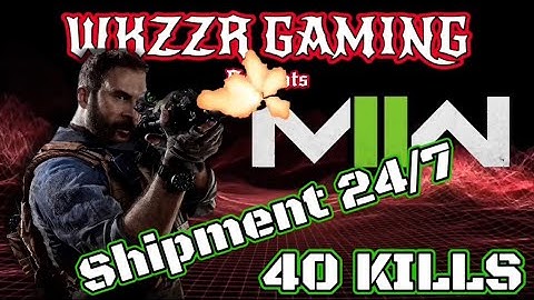 Modern Warfare 2: Shipment 24/7 40 kills. #wkzzrgaming #xbox