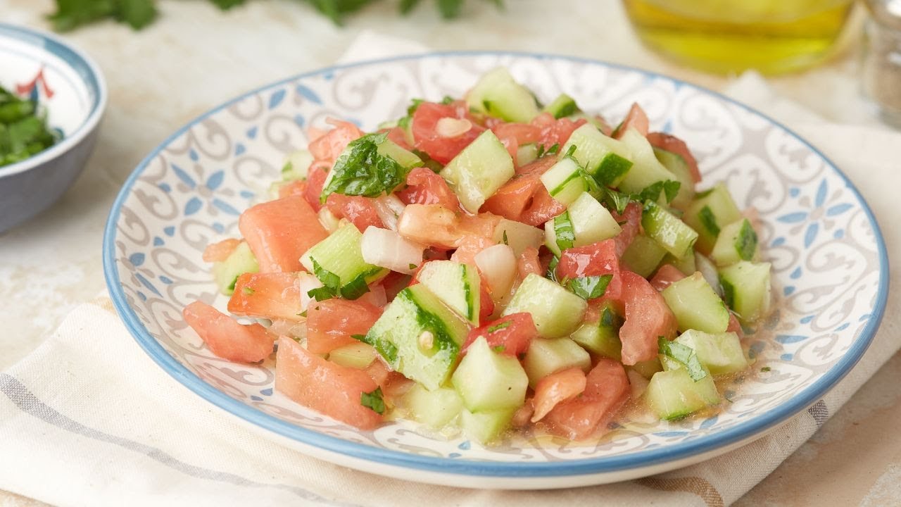 [ENG] Moroccan Tomato and Cucumber Salad | Flavors of Morocco