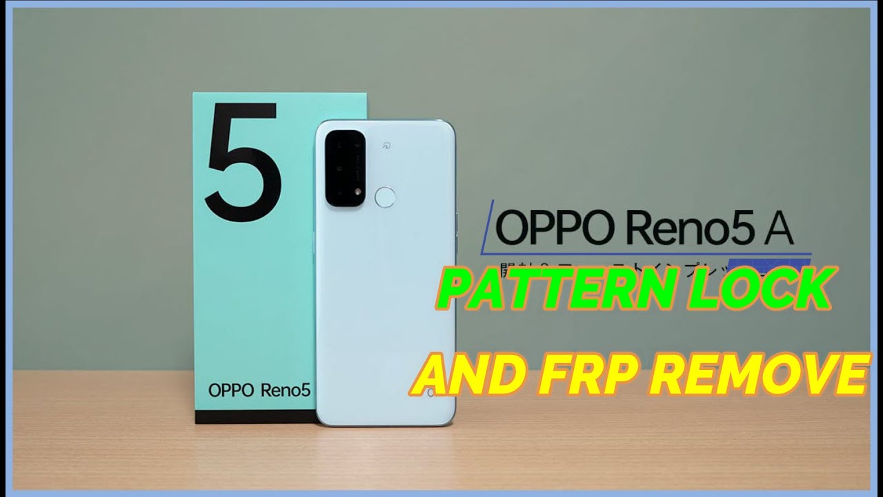 OPPO RENO 5A (A1030P) ANDROID 12 PATTERN LOCK AND FRP REMOVE DONE BY EMT  TOOL