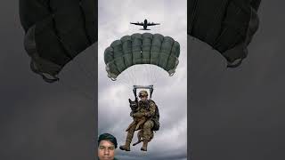 😱😇🦮Female Soldier Leads a K9 Drop From a C-130J Super Hercules #shorts