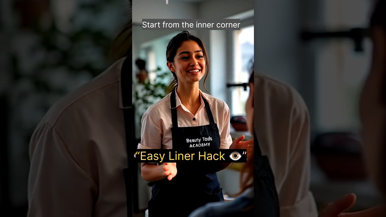 “Short Eyeliner Hack👁️ | AI Beauty Tools”