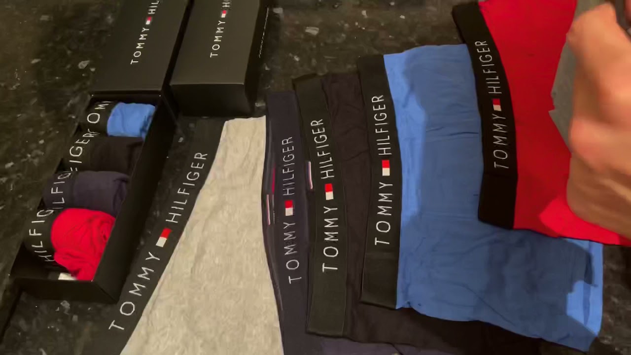Как складывать трусы и коробки(Calvin Klein,TOMMY HILFIGER, Lacoste)