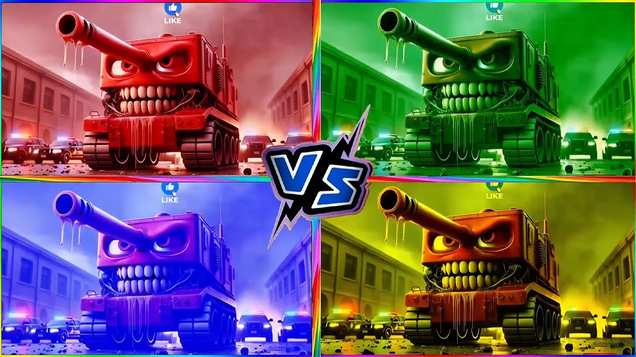 🚜💥MCQUEEN MONSTER TANK 🎶Coffin dance song