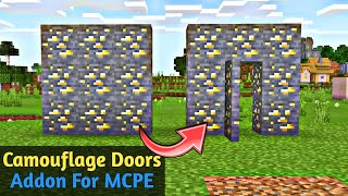 Make Door From Any Block In MCPE | Camouflage Doors Addon For MCPE | screenshot 1