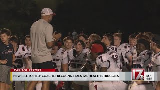 New bill pushes mental health training for NC high school, middle school coaches