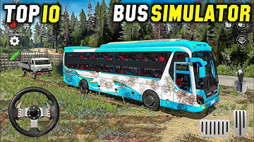 Top 10 New Bus Simulator Games | Bus Simulator Games for Android 2024