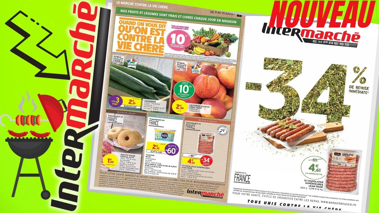 catalogue INTERMARCHÉ du 9 au 21 juillet 2024 🔴 Arrivage - FRANCE - YouTube