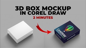 How to Create Realistic 3D Box Mockup in Corel Draw