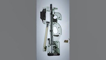 Automatic gun #p90 #satisfying #oddlysatisfying #loopingvideo #smg #gunworks #pubg #freefire.mp4