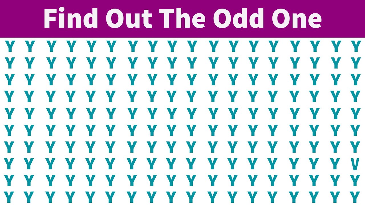 Find Out The Odd Letters And Numbers Spot The Difference Brain Test find-out-the-odd-letters-and-numbers-spot-the-difference-brain-test