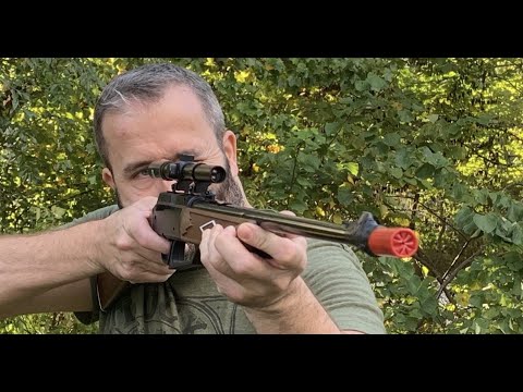 Shooting REAL bullets taped to a BB gun