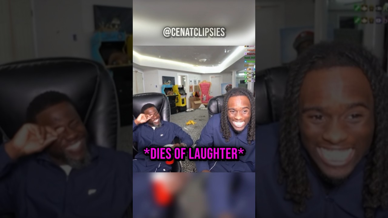 Kai Cenat & Kevin Hart are HILARIOUS… #shorts