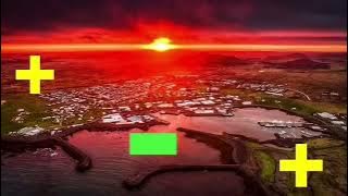 New Rift Formed: Grindavik Is Sinking, Iceland Hagafell Grindavik Volcano Fissure Eruption, Graben