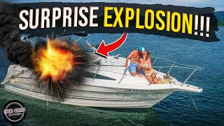 Boat explosion?! Right before vacation?! Of course!!