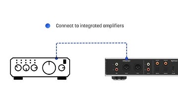 【element Gen 2, mini-i 4/ Pro 4, X-SABRE 3】Connect to integrated amplifiers