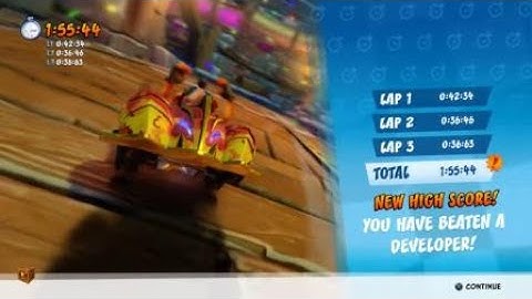 CTR Developer Time Trial Clockwork Wumpa