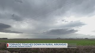 WATCH: Funnel cloud formed near McGehee during Wednesday storms