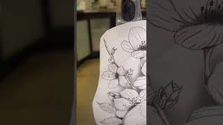 Floral Skull Tattoo