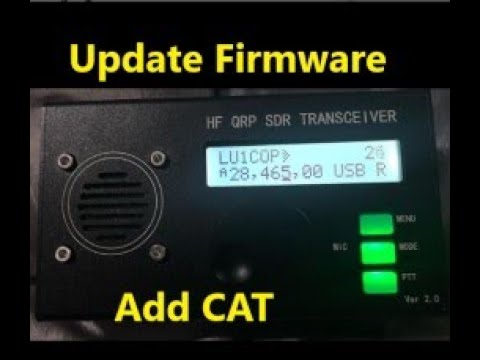 LU1COP - Upload Custom Firmware to USDR adding CAT function