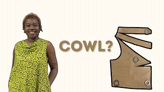 How I Made My Cowl Neck Dress