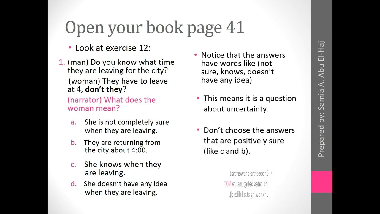 Listening Skills 12+13+14 - Samia A.