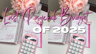 My LAST Paycheck Budget of 2026 💸✨ | Closing the Year Softly