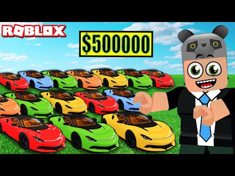 Arabalar Üretip Sattım ve Sonunda Zenginleştim!! - Panda ile Roblox Car Factory Tycoon