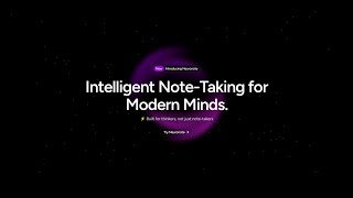 Introducing Neuronote — Turn Brain Dumps into Structured Notes with AI