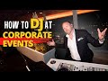 Djing high profile corporate events  gig log