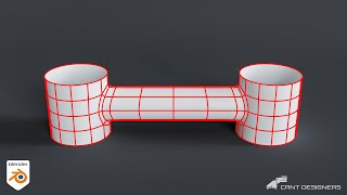 Use This Modeling Trick To Join Cylinders _ Blender Topology Tutorial
