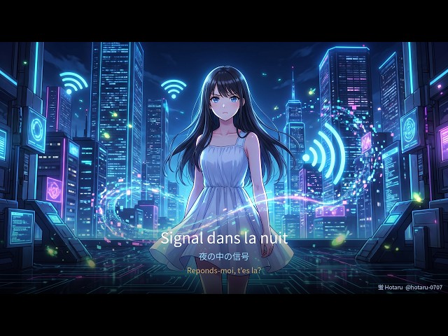 蛍 Hotaru】夜の中の信号 📡 Lo-fi 2D Idol | Signal dans la nuit