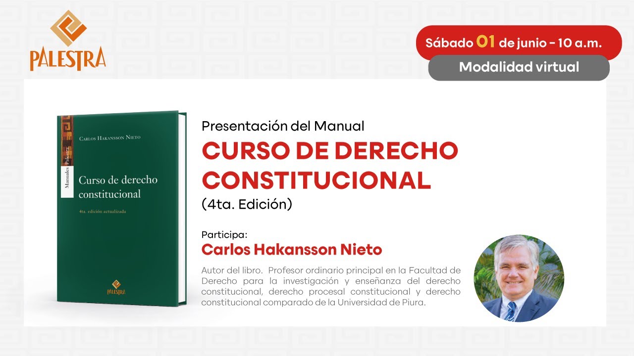 Presentación de "CURSO DE DERECHO CONSTITUCIONAL " - YouTube