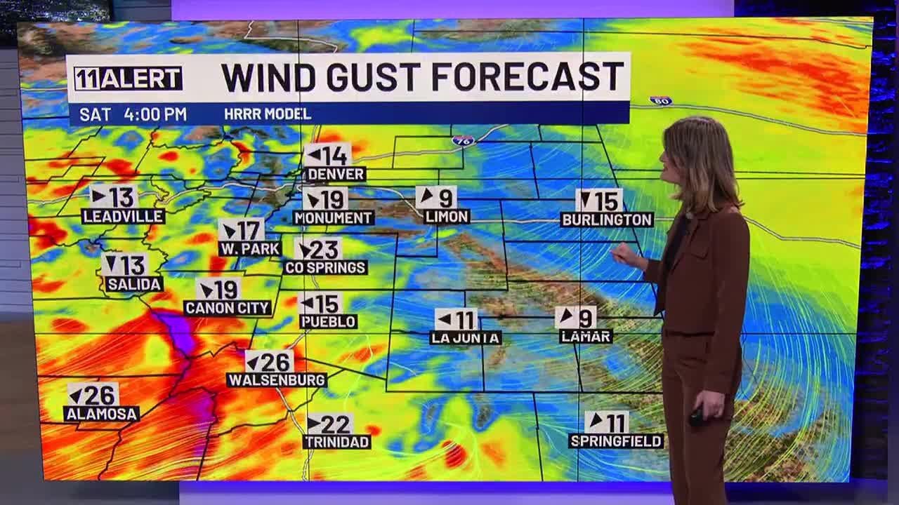 Another warm and windy day ahead with shower chances - YouTube
