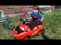 Zack and Disney Cars Lightning McQueen Car Wash