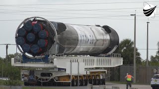 SpaceX - Booster 59 - Transported - 4K  12-12-2019
