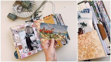 Junk Journal With Me | Ep 60 | Journaling Process Video