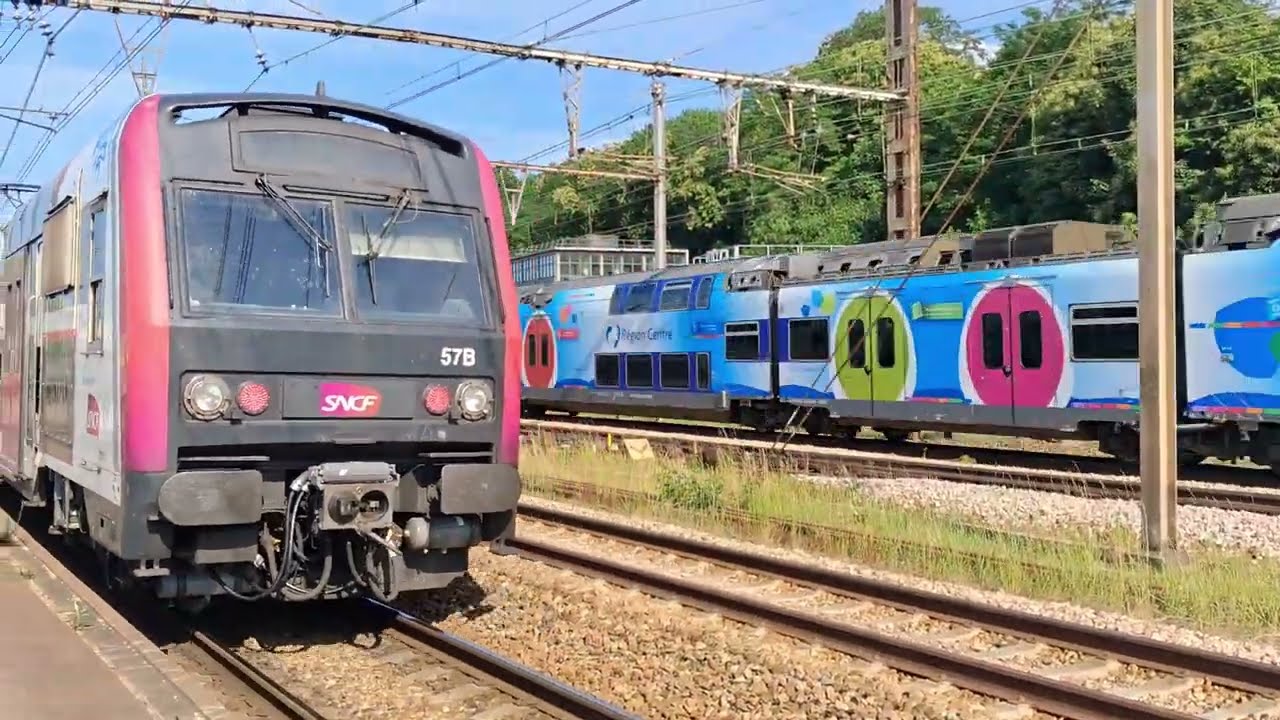 St Cyr avec ses REGIO 2N , Z 8800 , Z 20500 , Regiolis , TER en action