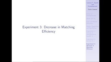 Lecture 7, Part 7 - Decrease in Matching Efficiency