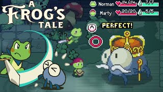 A Frog's Tale Exploration and Puzzle Gameplay Teaser / 2D Pixel Art Rhythm RPG - Upcoming Indie Game screenshot 1