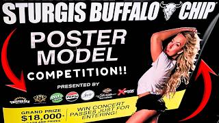 Sturgis 2026 Buffalo Chip Poster Model Competition Round 1
