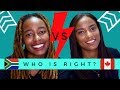 South African vs Canadian English  ft (JustKimme)