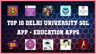 Top 10 Delhi University Sol App Android Apps screenshot 3
