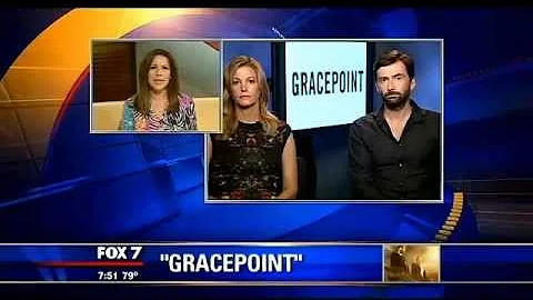 "Gracepoint" stars Anna Gunn and David Tennant on ...