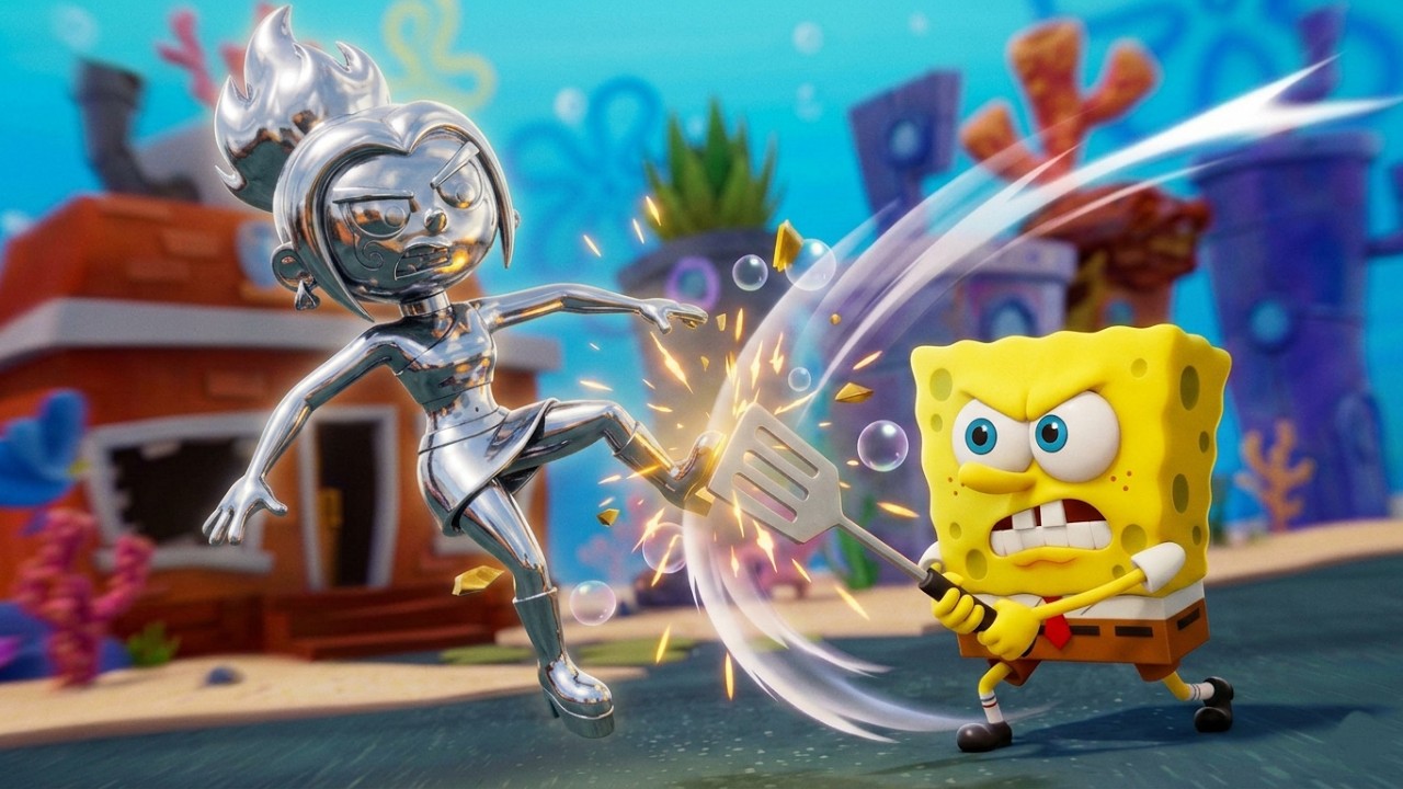 Nickelodeon All-Star Brawl 2 All Final Smashes on Silver Statue