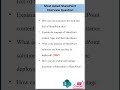 Most Important SharePoint Interview Questions