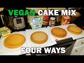 Vegan Cake Four Ways - Vegan Egg vs Flax Egg vs Applesauce vs Ener-G