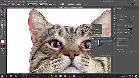 Illustrator - Pen tool to trace over an image