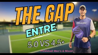 Exciting 5.0 Vs 4.5+ Pickleball Men's & Mixed Double