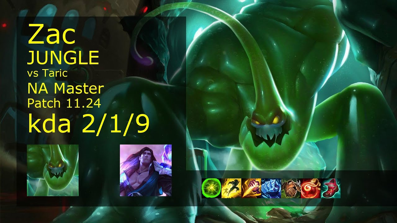 Rank 4 NA Zac: Jungle vs Taric