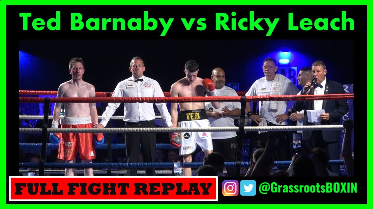 Boxing Ricky Leach Ted Barnaby vs Ricky Leach FULL FIGH - Mo Prior/TM14 Promotions ...